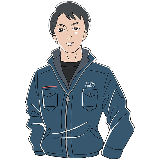 先輩社員インタビュー01（マリン事業部）